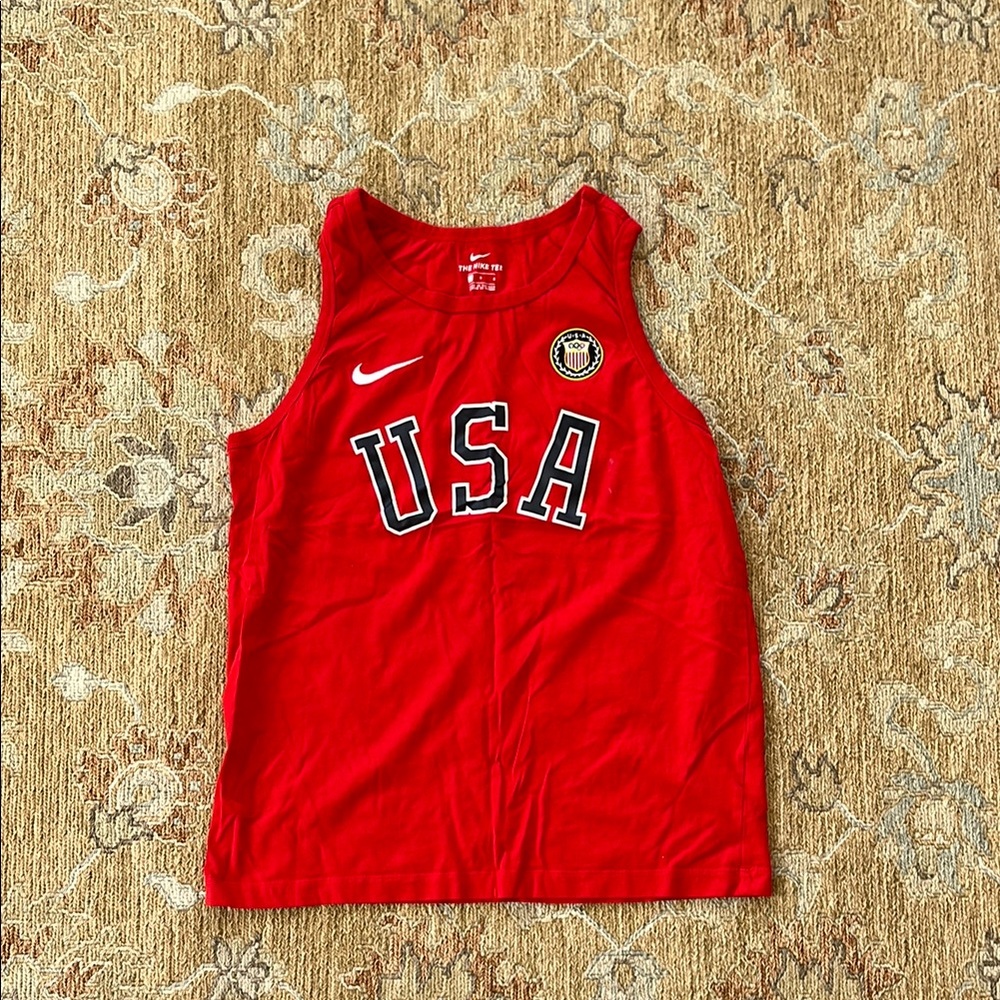Nike Red USA Tank Top